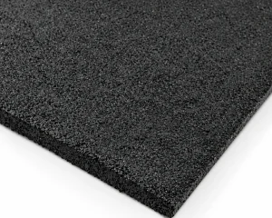 Λαστιχένιο Πάτωμα BEFIT ZERO Πλακάκι 100x50cm 15mm Μαύρο
