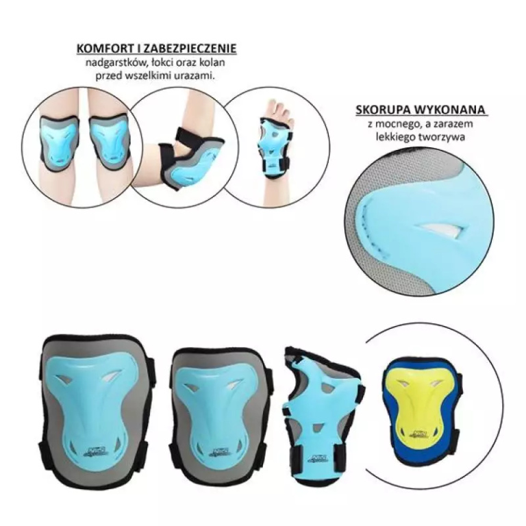 Protectors set Nils Extreme navy-lime H716 rL - Image 2
