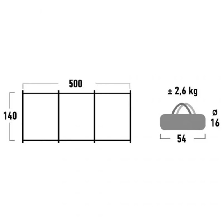 High Peak Mistral 10015 Beach Screen - Image 2