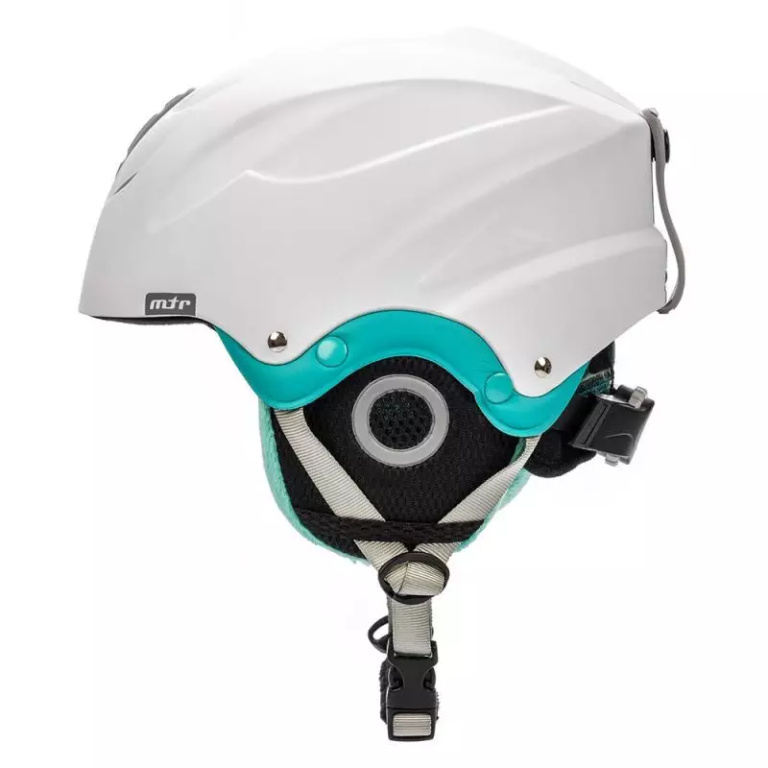 Meteor Lumi ski helmet white / mint 24858-24860 - Image 2
