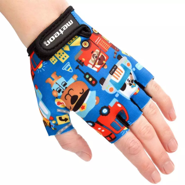 Cycling gloves Meteor Safe City Junior 26178-26179-26180 - Image 3