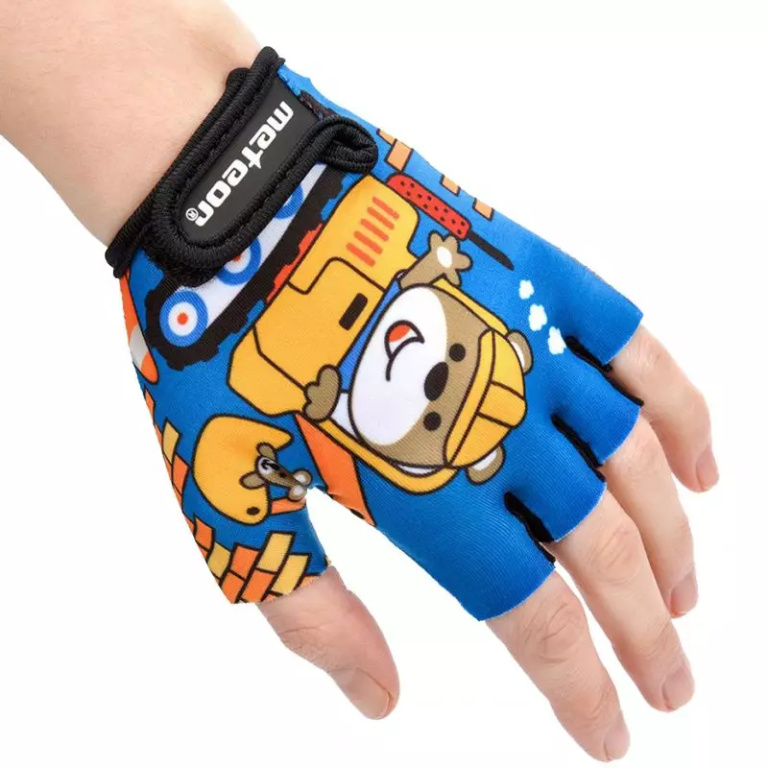 Cycling gloves Meteor Teddy Builder Junior 26184-26185-26186 - Image 3