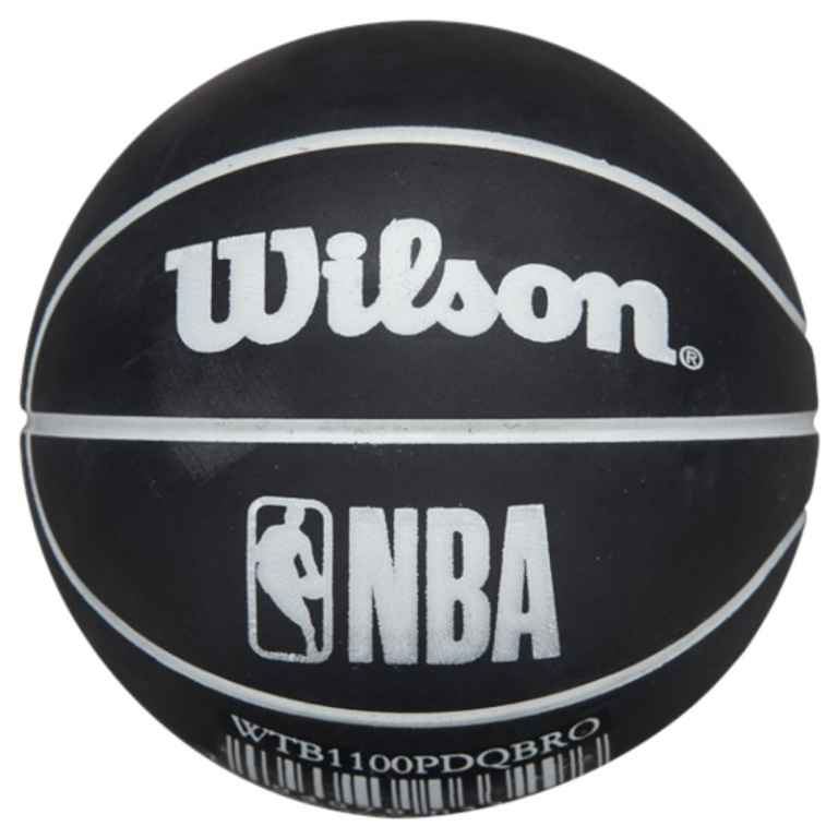 Wilson NBA Dribbler Brooklyn Nets Mini Ball WTB1100PDQBRO - Image 2