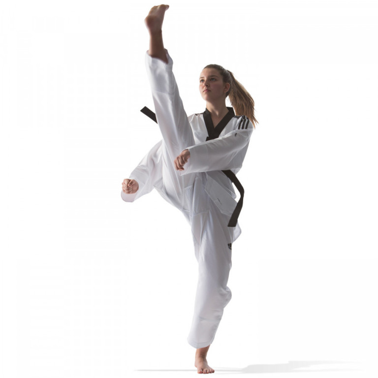 Taekwondo Στολή adidas LADY  ADITLD01 - Image 3