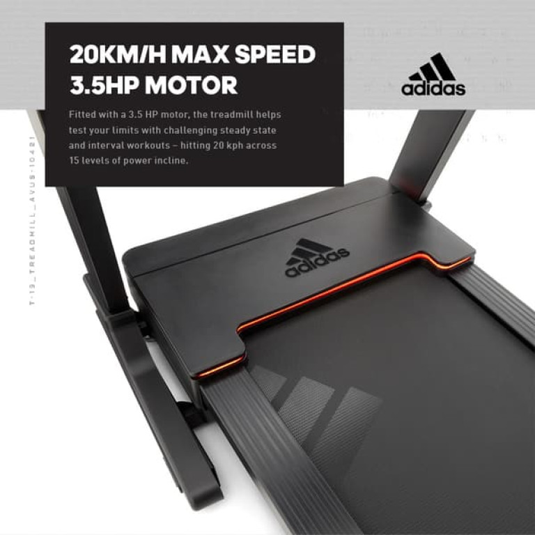 Διάδρομος Γυμναστικής 3.5HP Adidas T‑19 - Image 2
