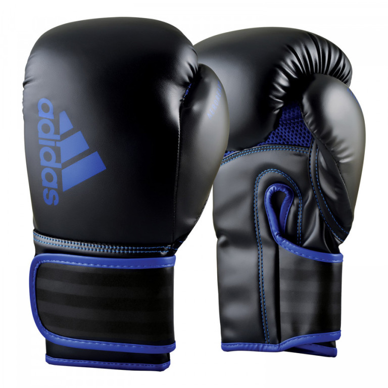 Πυγμαχικά Γάντια adidas HYBRID 80 - adiH80 Μαύρο/Μπλε