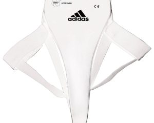 Γυναικείο σπασουάρ adidas PVC Αναγνωρισμένο από την Παγκόσμια Ομοσπονδία του Καράτε. Τυπωμένο το λογότυπο "WTF Approved" Γέμιση αφρολέξ EVA. Επικάλυψη με τεχνητό Δέρμα PU. Ελαστικό δέσιμο με Velcro. Μέγιστη προστασία.