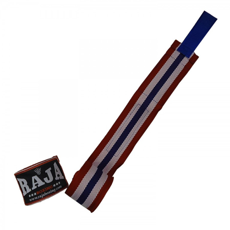 Μπαντάζ Raja Βαμβάκι Παραδοσιακά 5x500cm – Μπλε / Κόκκινο / Άσπρο - Image 2