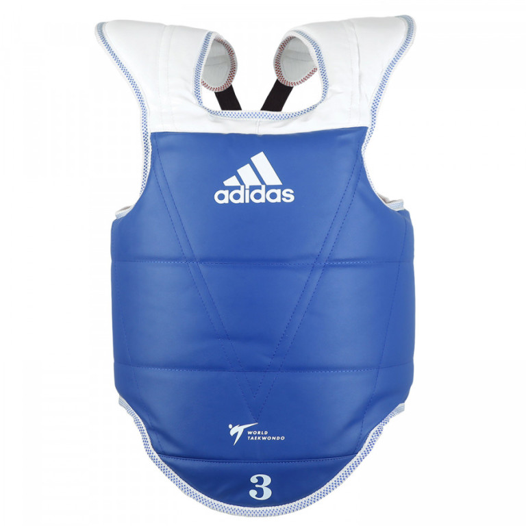 Taekwondo WT θώρακας adidas PU διπλής όψεως WTF