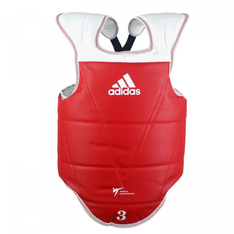 Taekwondo WT θώρακας adidas PU διπλής όψεως WTF - Image 2