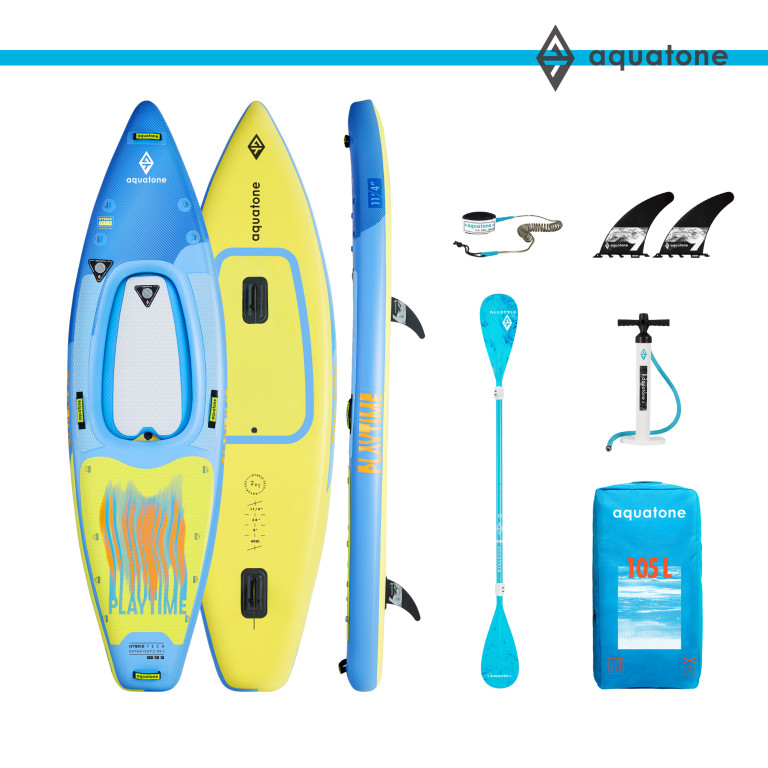 Φουσκωτή Σανίδα Sup/Kayak Playtime Hybrid 11'4" Aquatone
