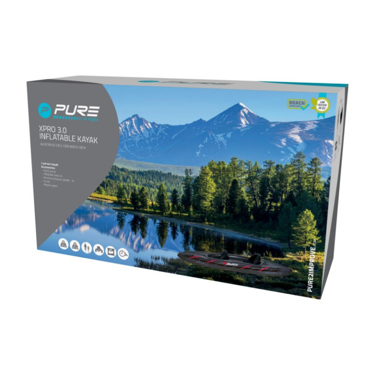 Pure4fun XPRO-Kayak Φουσκωτό Kayak 3.0 2 ατόμων AC-130 - Image 3