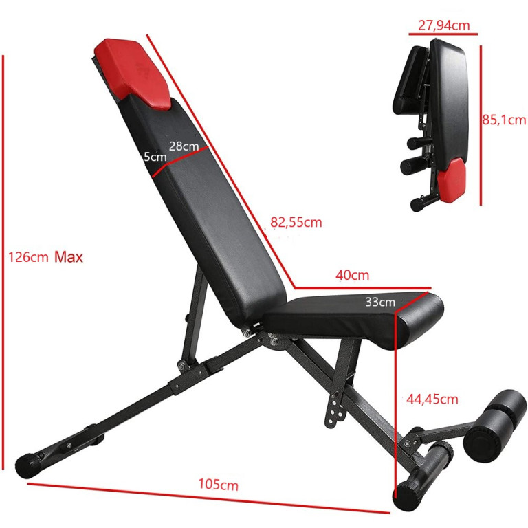 Αναδιπλούμενος Πάγκος Ασκήσεων BR-42 Viking Easy Fold - Image 4