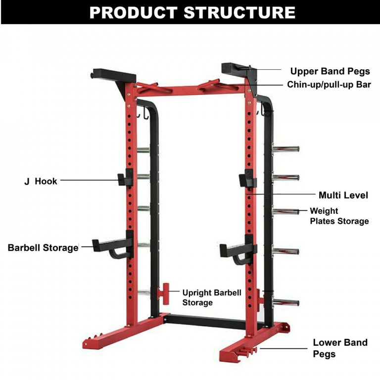 Power Half Rack OPTIMUM CX-RK209 - Image 6