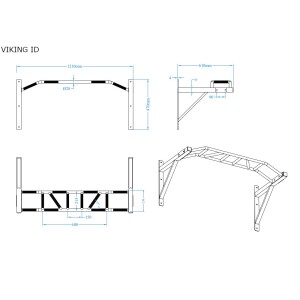 Viking G-10 Multi Grip - Μονόζυγο Τοίχου - CrossFit - Image 3