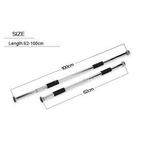 Μονόζυγο Πόρτας Χρωμίου (63-93cm) Optimum CX-CR2011 - Image 3