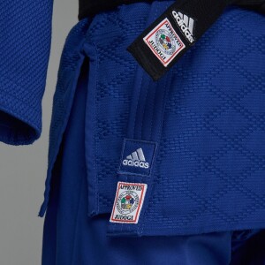 Στολή Τζούντο adidas J-IJF CHAMPION II Μπλε - Εγκεκριμένη - Image 4