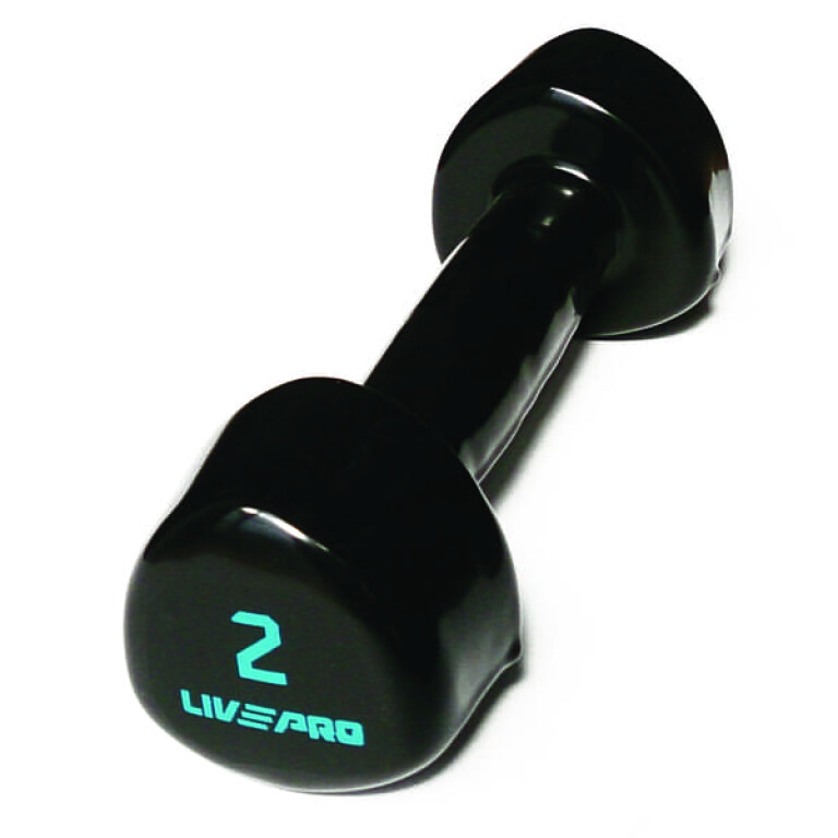Βαράκια με Επένδυση Βινυλίου Ζεύγος Studio Dumbbell Live Pro - Image 2