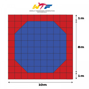 Στρώμα Τατάμι Παζλ ΑΦΡΟΛΕΞ JY 50Ο ΣΚΛΗΡΟ 100x100x2.5cm - Image 4