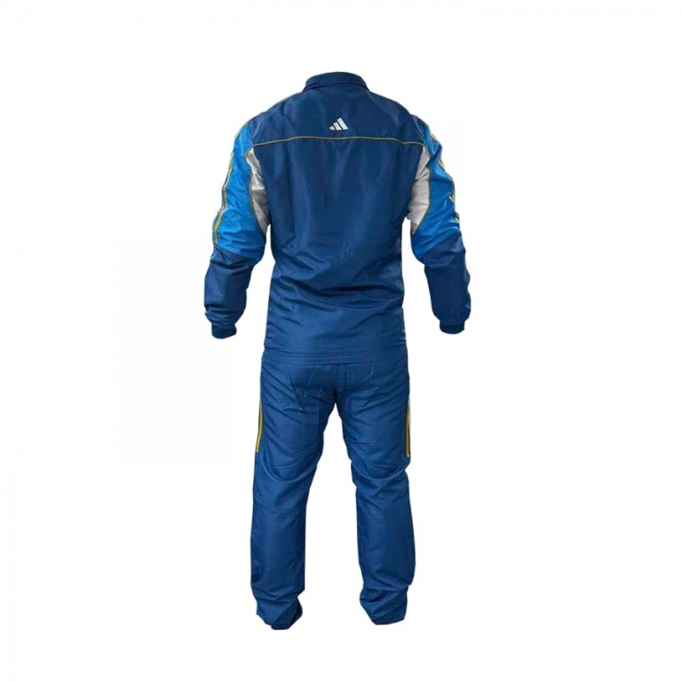 Αθλητική Φόρμα Adidas TEAM Μπλε / Άσπρο / Χρυσαφί 2024 - Image 5