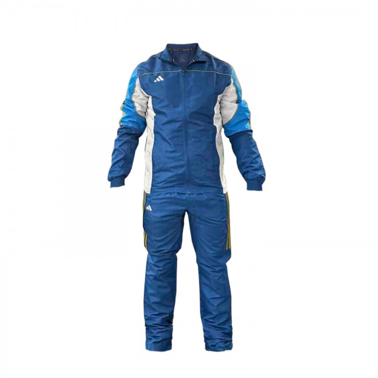 Αθλητική Φόρμα Adidas TEAM Μπλε / Άσπρο / Χρυσαφί 2024 - Image 2