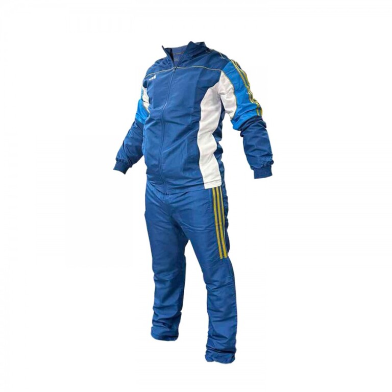Αθλητική Φόρμα Adidas TEAM Μπλε / Άσπρο / Χρυσαφί 2024 - Image 3
