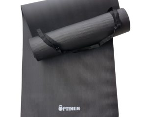 Στρώμα Γυμναστικής Optimum NBR 183X61X1,5cm Μαύρο