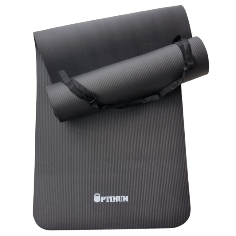 Στρώμα Γυμναστικής Optimum NBR 183X61X1,5cm Μαύρο