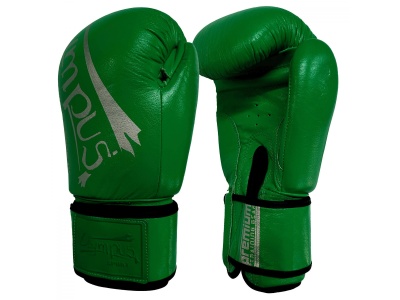 Πυγμαχικά Γάντια Olympus TRAINING IV Δέρμα-Πράσινα