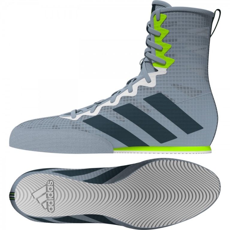 Παπούτσια Πυγμαχίας adidas BOX HOG 4 Γκρι/Μαύρο/Πράσινο - Image 2