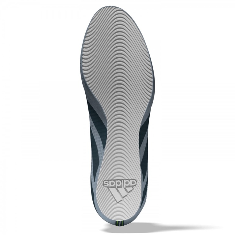 Παπούτσια Πυγμαχίας adidas BOX HOG 4 Γκρι/Μαύρο/Πράσινο - Image 4