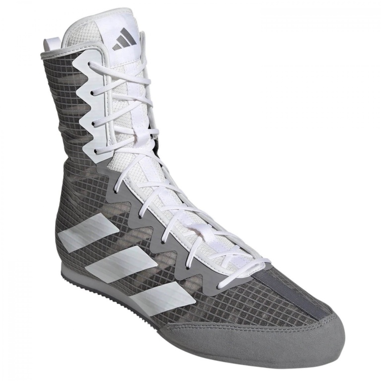 Παπούτσια Πυγμαχίας adidas BOX HOG 4 Γκρι/Λευκό - Image 2
