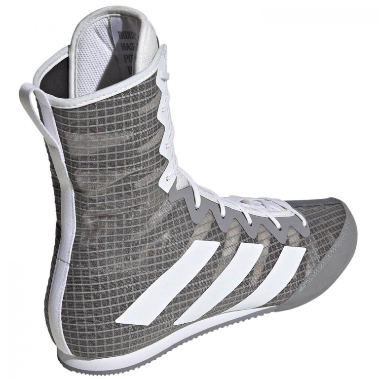 Παπούτσια Πυγμαχίας adidas BOX HOG 4 Γκρι/Λευκό - Image 3