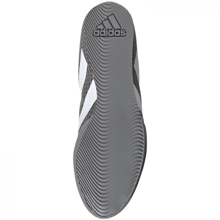 Παπούτσια Πυγμαχίας adidas BOX HOG 4 Γκρι/Λευκό - Image 7