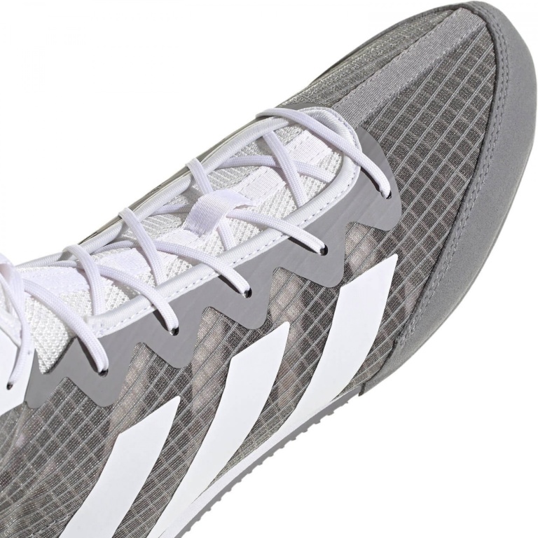 Παπούτσια Πυγμαχίας adidas BOX HOG 4 Γκρι/Λευκό - Image 8