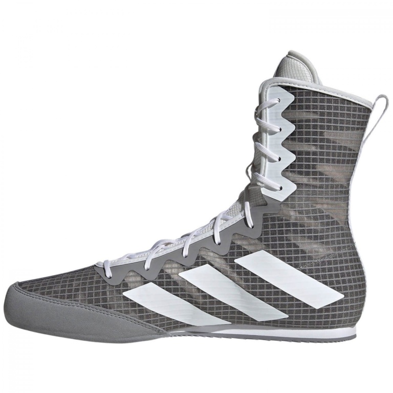 Παπούτσια Πυγμαχίας adidas BOX HOG 4 Γκρι/Λευκό - Image 5