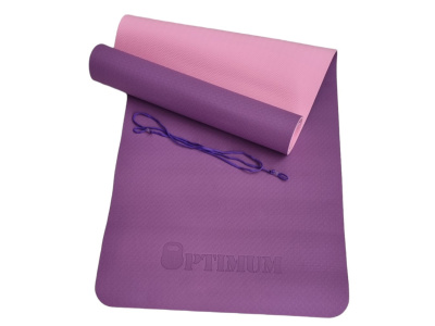 Στρώμα γυμναστικής Yoga Pilates επαγγελματικο Μωβ/Ροζ Optimum
