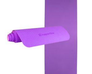 Στρώμα Tre Yoga Mat 173x61x0,6cm Insportline Doble Μωβ/Ροζ