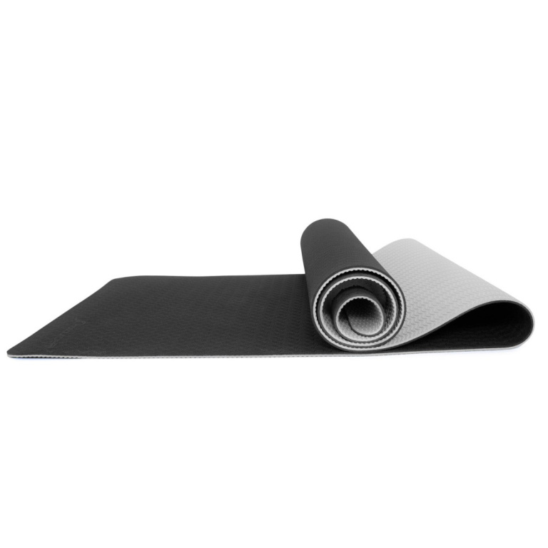 Επαγγελματικό Στρώμα Γυμναστικής Yoga Pilates Μαύρο/Γκρι Optimum - Image 3