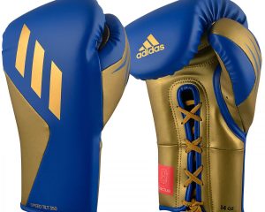 Πυγμαχικά Γάντια adidas SPEED TILT 350 - Μπλε/Χρυσό
