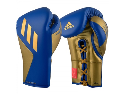 Πυγμαχικά Γάντια adidas SPEED TILT 350 - Μπλε/Χρυσό