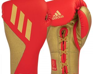 Πυγμαχικά Γάντια adidas SPEED TILT 350 - Κόκκινο/Χρυσό