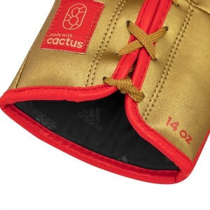 Πυγμαχικά Γάντια adidas SPEED TILT 350 - Κόκκινο/Χρυσό - Image 6
