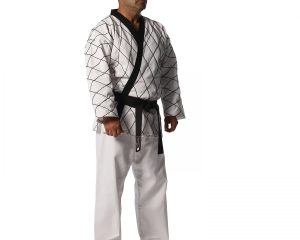 Στολή Hapkido Olympus Μαύρο Σιρίτι