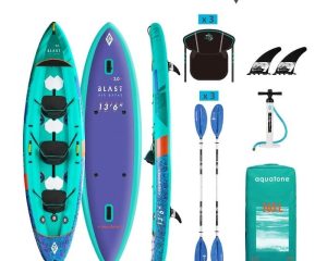 Καγιάκ Φουσκωτό 3 Ατόμων Blast Recreational Kayak 13'6'' 410cm Aquatone