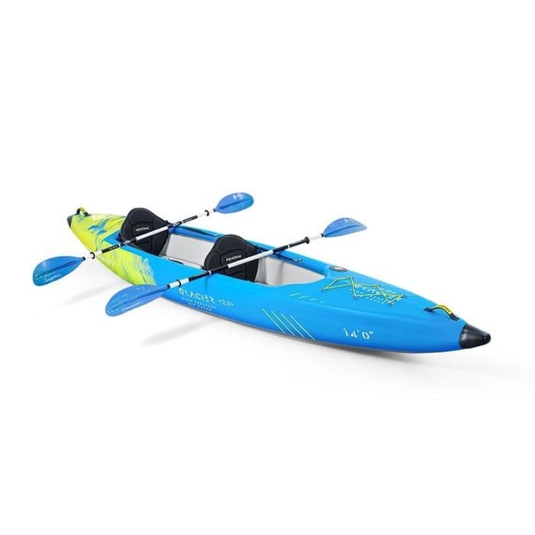 Καγιάκ Φουσκωτό 2 Ατόμων Glacier High Performance Kayak 14'0'' 427cm Aquatone TK-601 - Image 3