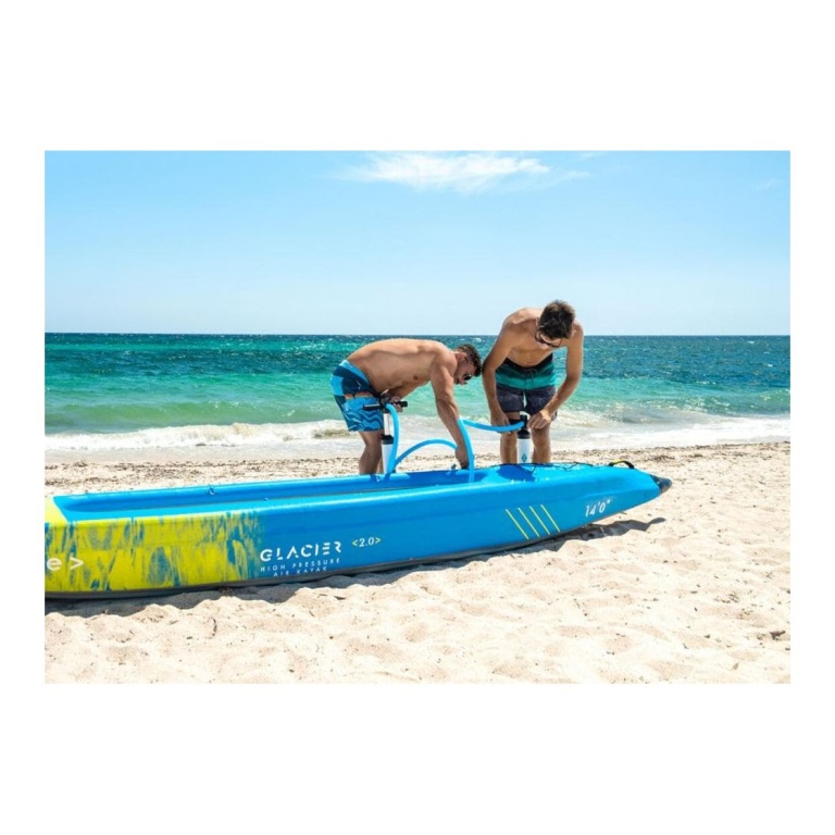 Καγιάκ Φουσκωτό 2 Ατόμων Glacier High Performance Kayak 14'0'' 427cm Aquatone TK-601 - Image 5