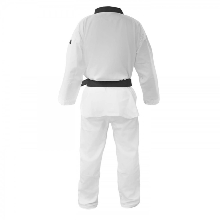 Taekwondo Στολή Adidas ADI-START II Μαύρο Ρεβέρ-adiTS02 - Image 3