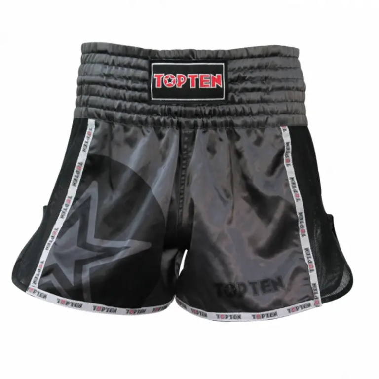 Thaiboxing Σορτς TOP TEN STAR Μαύρο