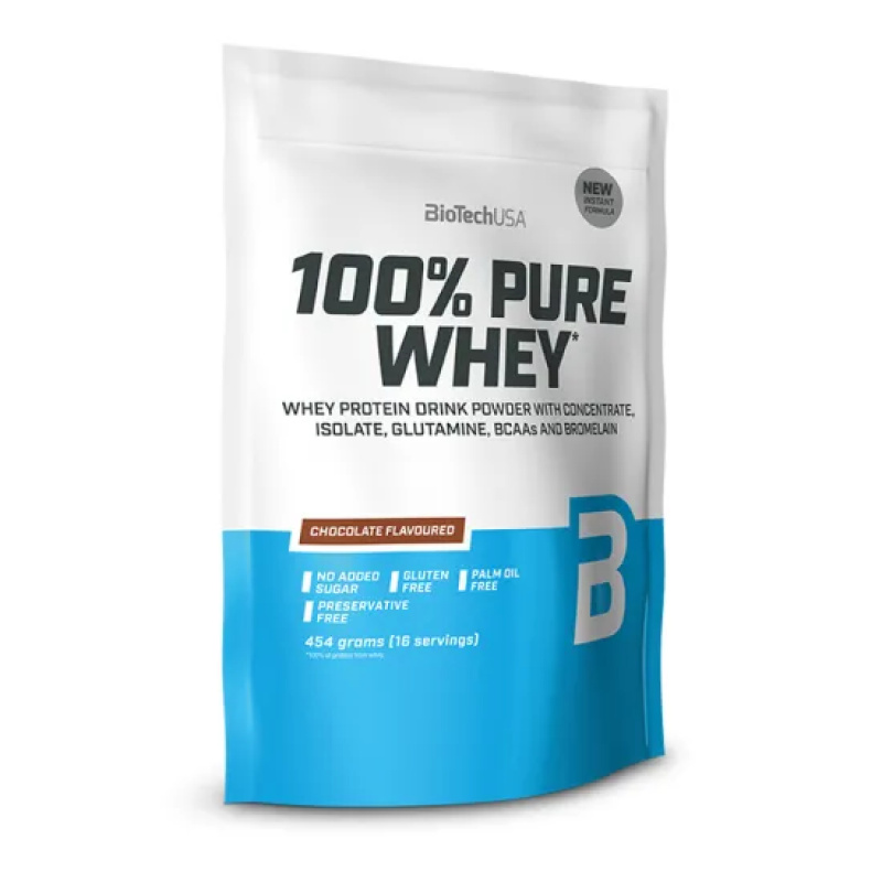 100% Πρωτείνη Pure Whey 454gr BIOTECH USA